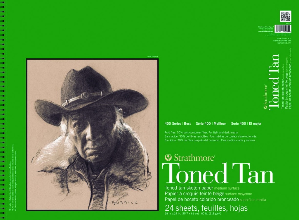 Strathmore 400 Toned Tan Hardbound 5.5"x8.5"