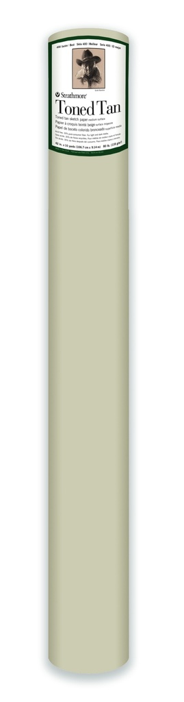 Strathmore 400 Toned Tan Roll 42"x10yds