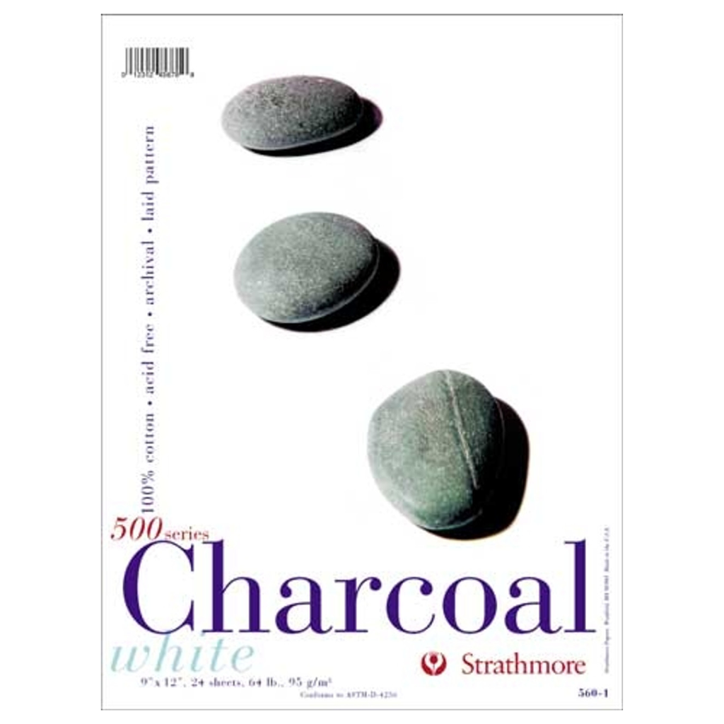Strathmore 500 Charcoal White Wirebound 18"x24"