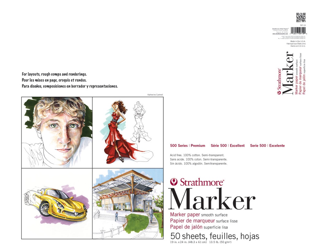 Strathmore 500 Marker Tape Bound 14" x 17"