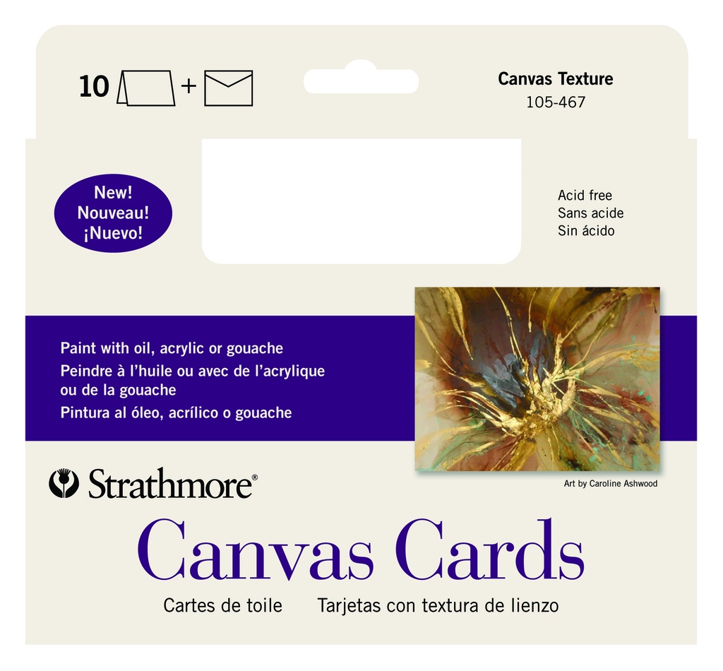 Strathmore Cards Canvas 5" x 6.875" 10pk