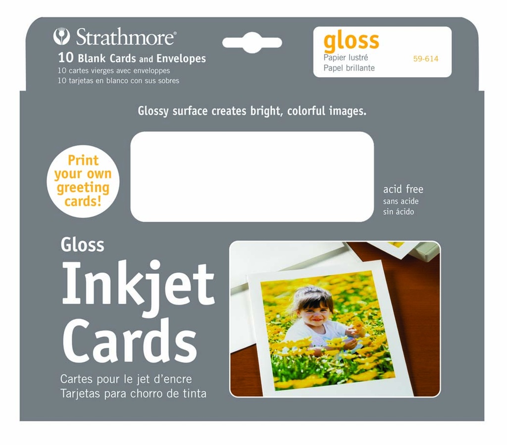 Strathmore Cards Inkjet Gloss 5"x7" **SO**