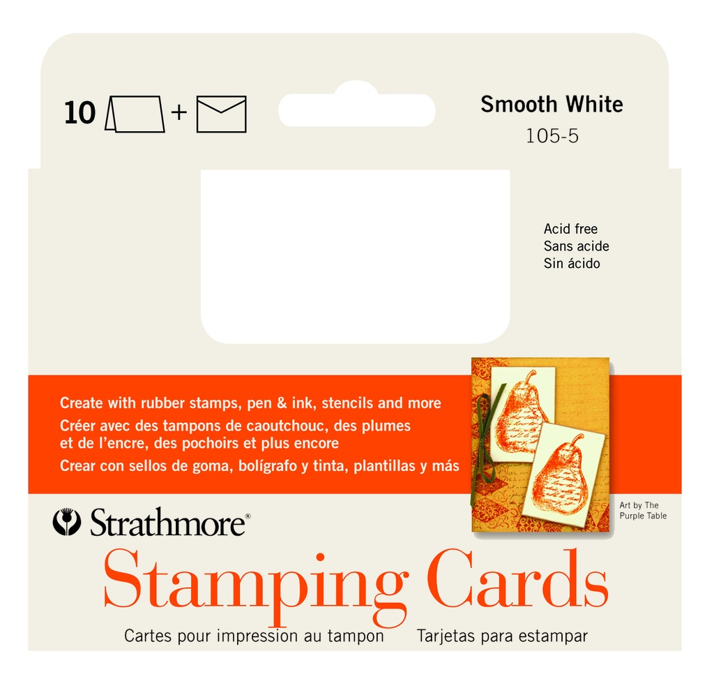 Strathmore Cards Stamping Smooth 3.5" x 4.875" 10pk
