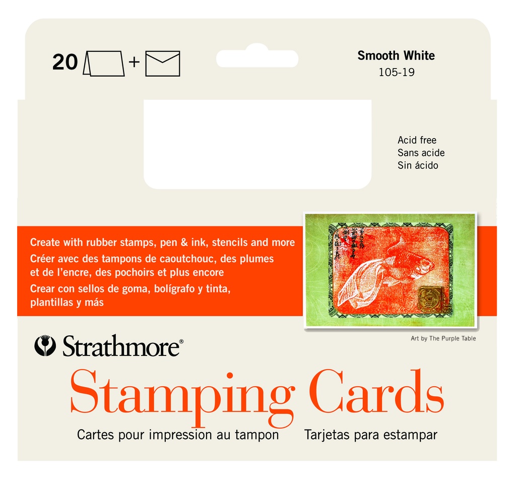 Strathmore Cards Stamping Smooth 5" x 6.875" 20pk