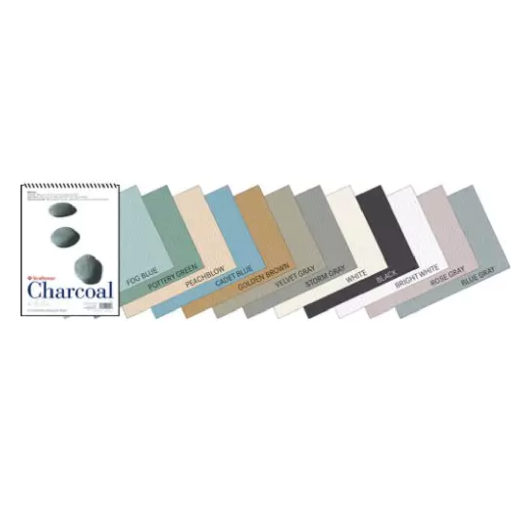 Strathmore Charcoal Asst'd Tints 9" x 12"