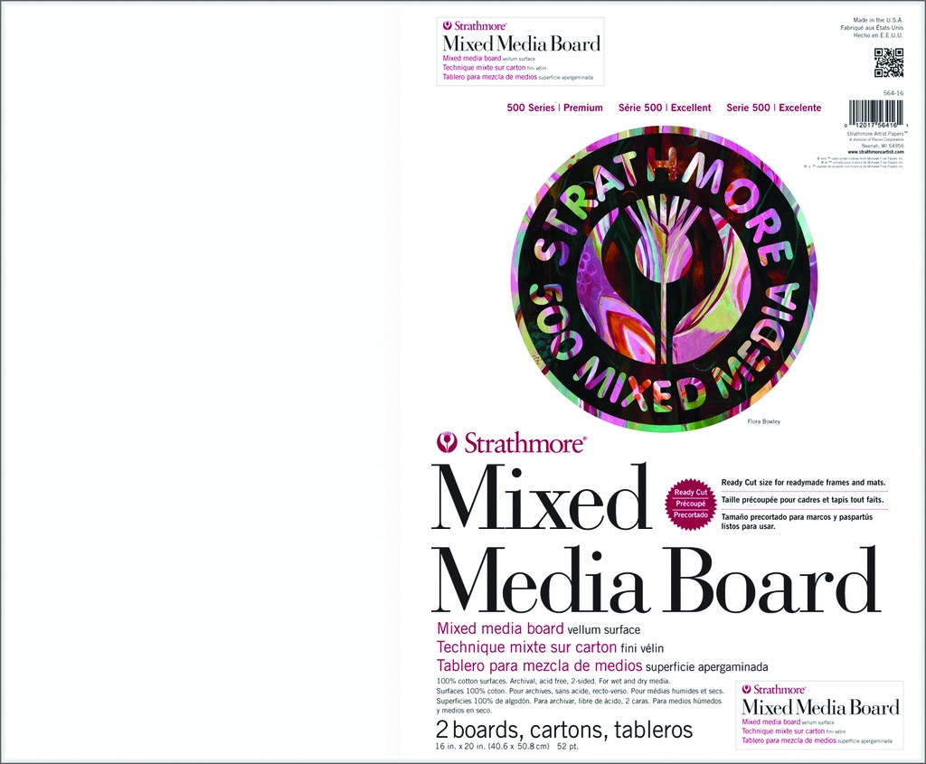 Strathmore Mixed Media Board 16" x 20" (2 Sht Pack)