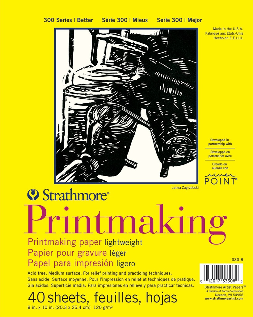 Strathmore Printmaking Paper Lightweight 8" x 10" (40 shts)