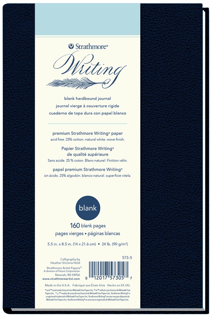 Strathmore Writing Blank Hardbound  5.5"x8.5"