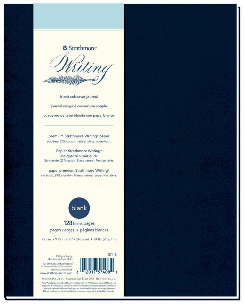Strathmore Writing Blank Softcover 7.75"x9.75"