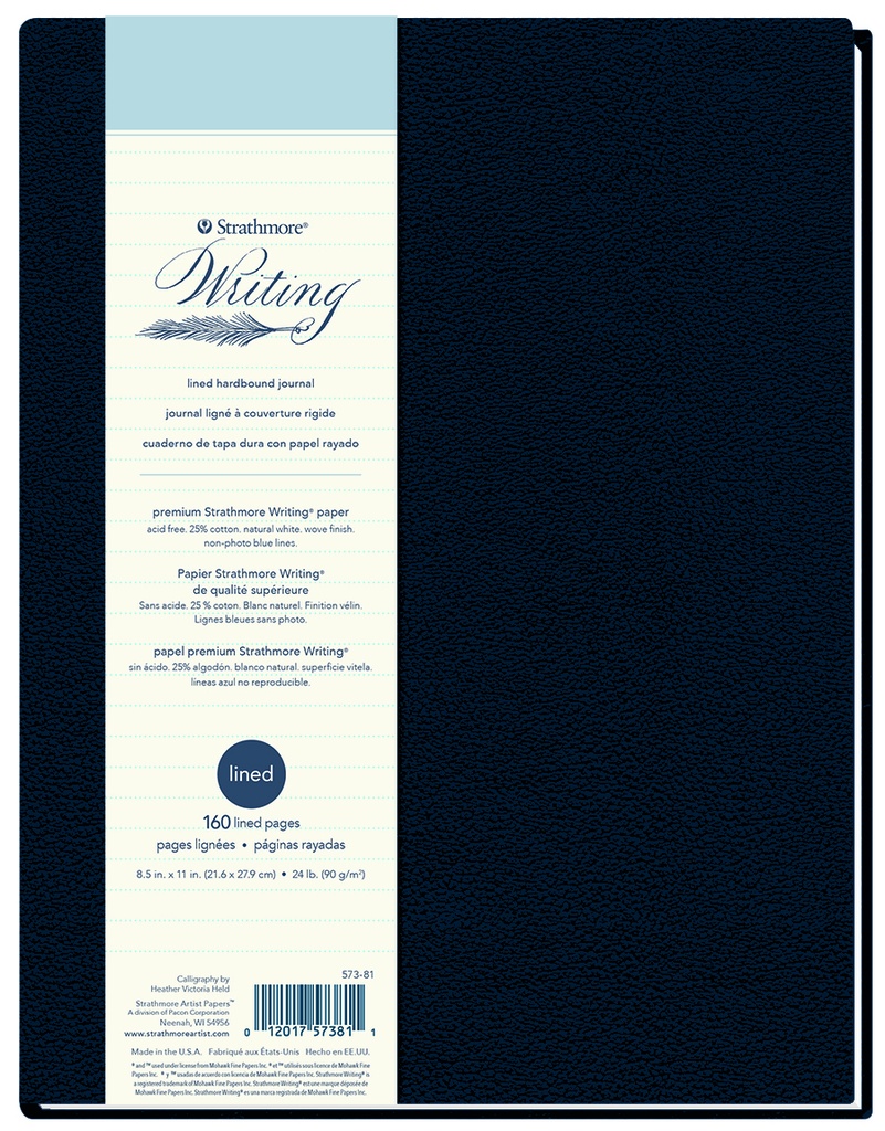 Strathmore Writing Lined Hardbound 8.5"x11"