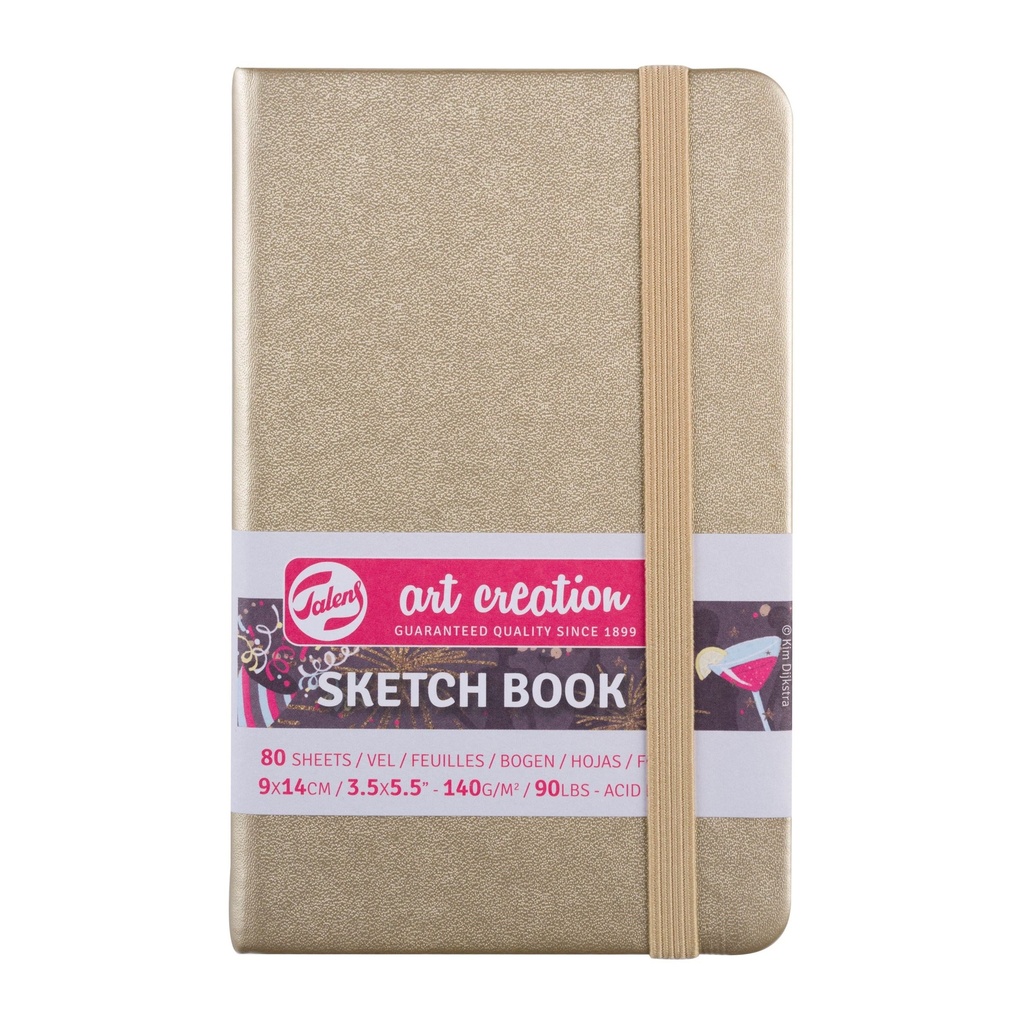 Talens Art Creation Sketch Book 3.5" x 5.5" Warm Gold