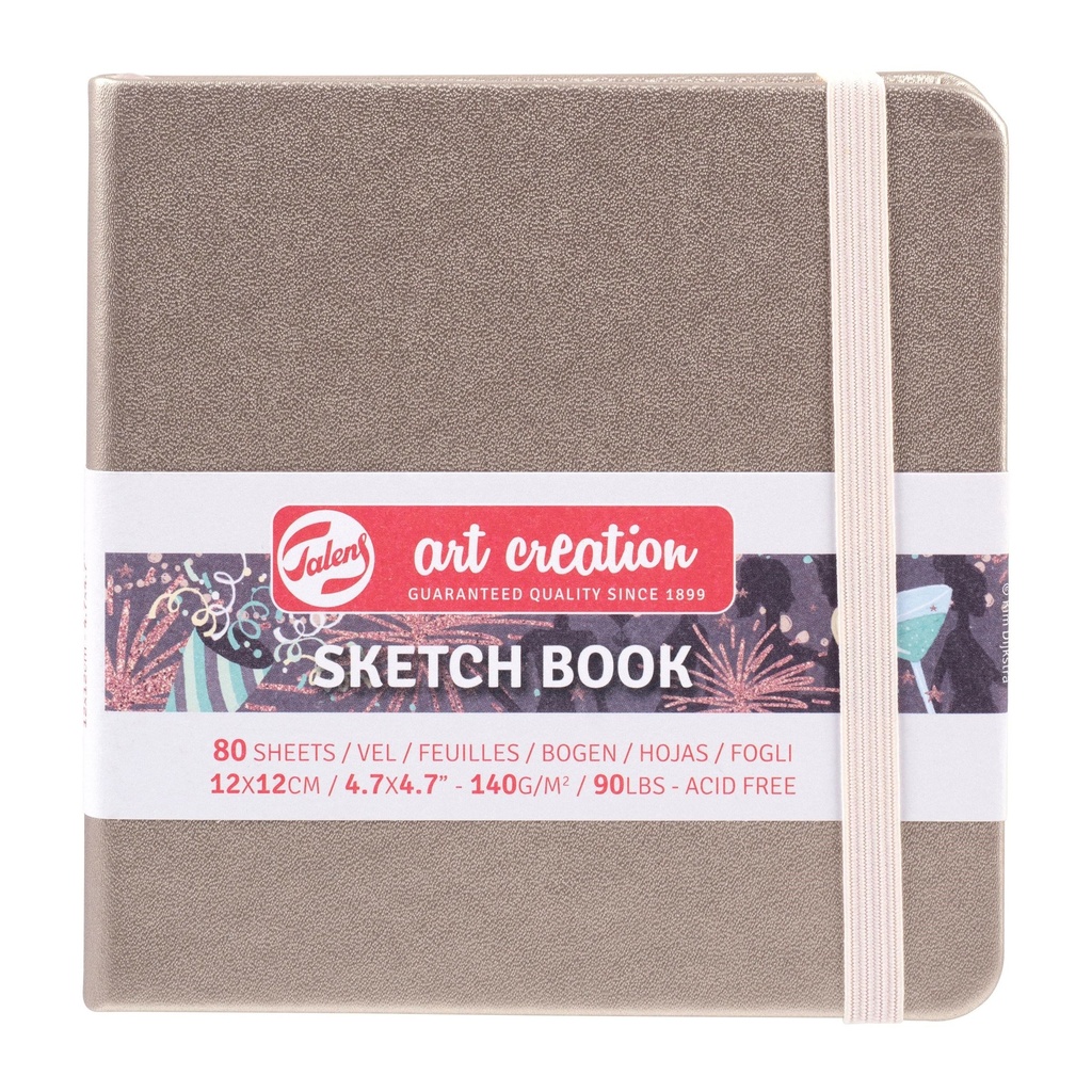 Talens Art Creation Sketch Book 4.7" x 4.7" Champagne Pink