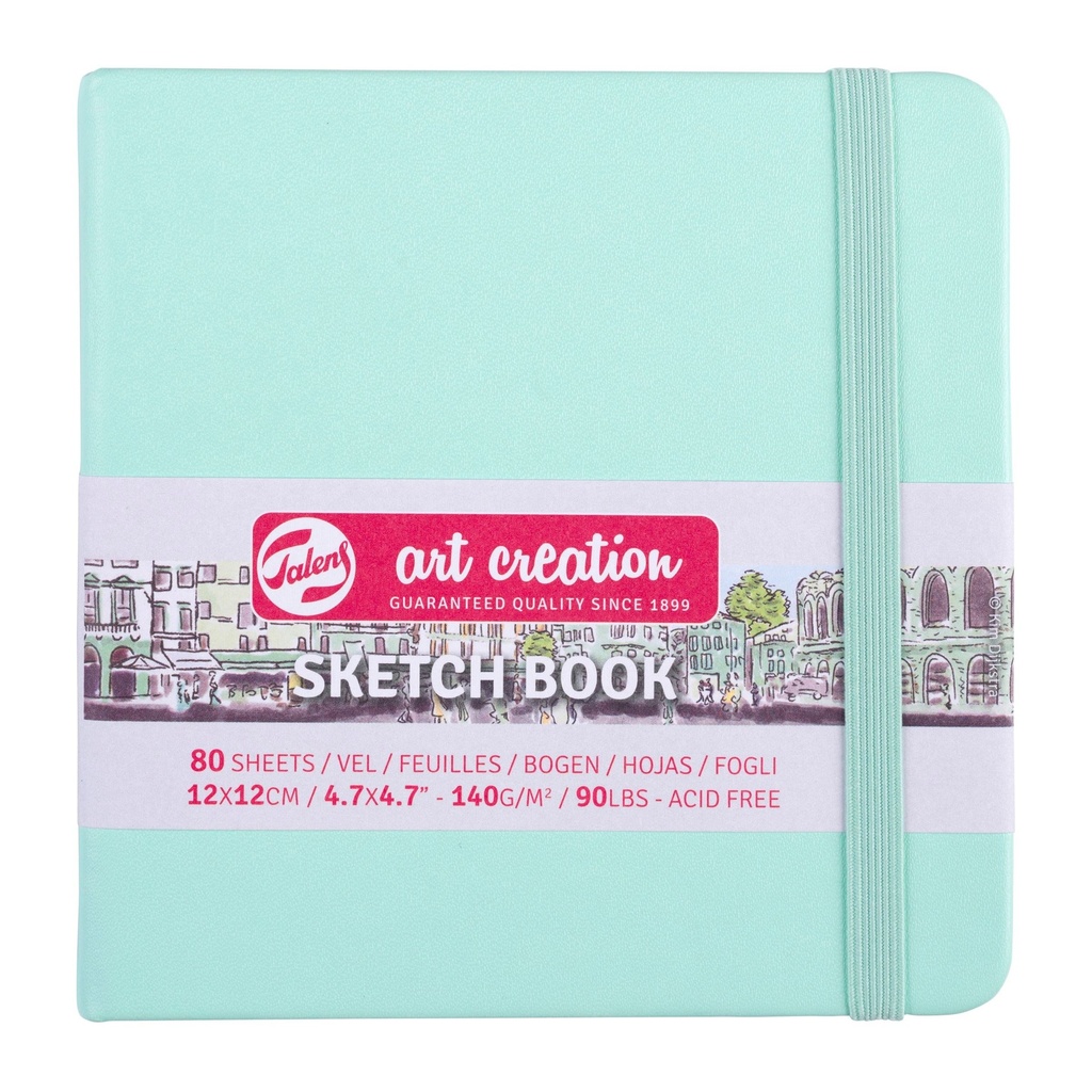 Talens Art Creation Sketch Book 4.7" x 4.7" Fresh Mint