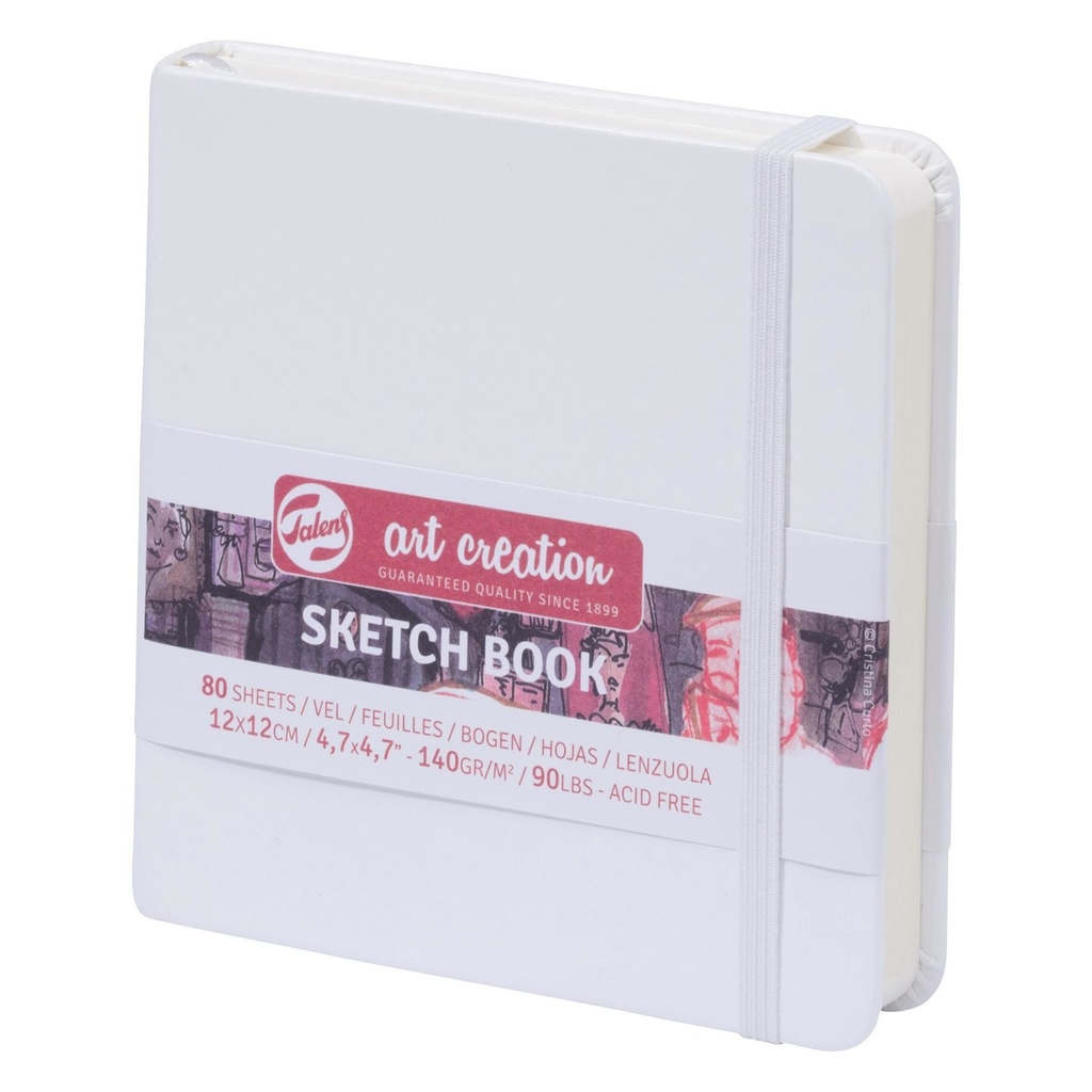 Talens Art Creation Sketch Book 4.7" x 4.7" White