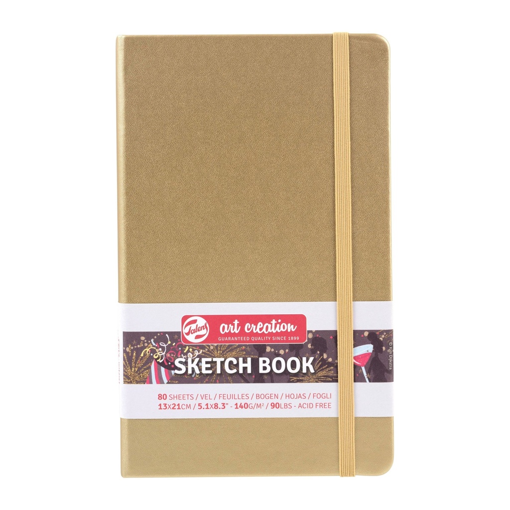 Talens Art Creation Sketch Book 5.1" x 8.3" White Gold