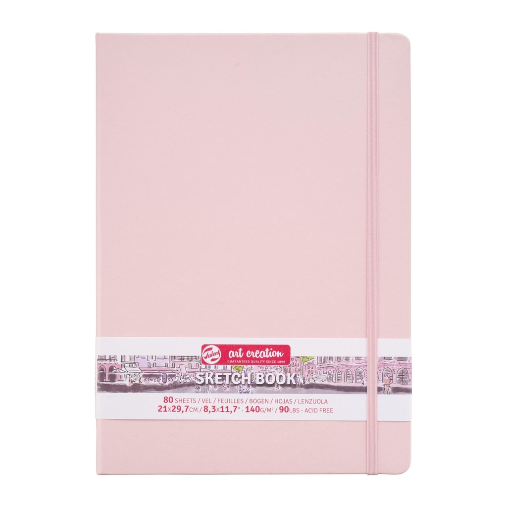 Talens Art Creation Sketch Book 8.3" x 11.7" Pastel Pink