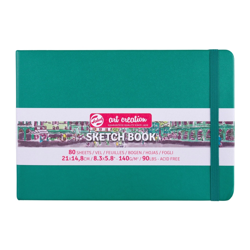 Talens Art Creation Sketch Book 8.3" x 5.8" Forest Green