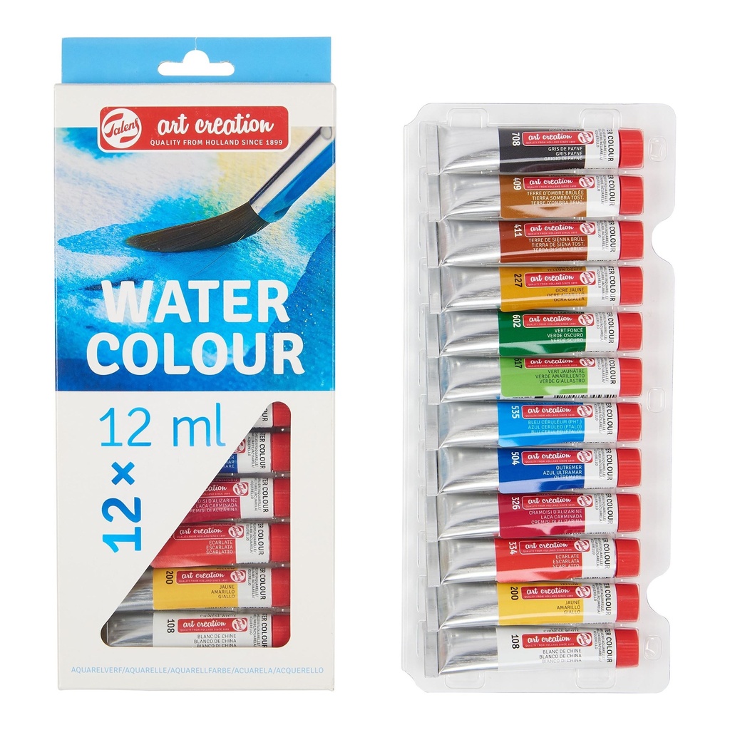 Talens Art Creation Watercolour Set 12 x 12ml Set **ND**