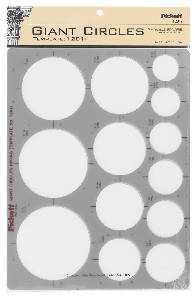 Template Giant Circles 1201i Pickett **SO**