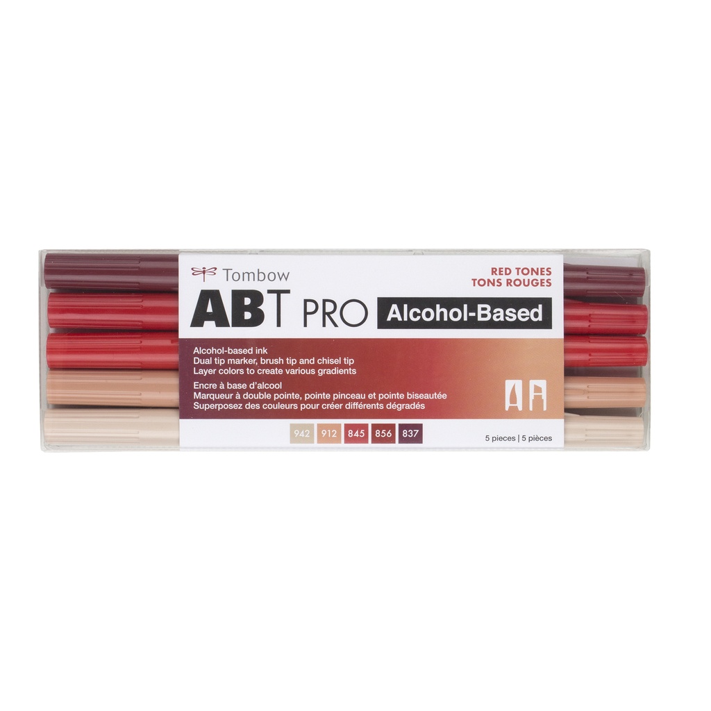 Tombow ABT Pro Alcohol Marker Set Red Tones
