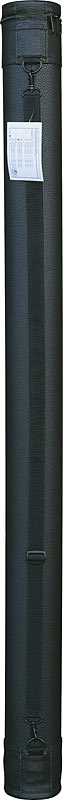 Tran Leather Grain Carry Tube 3.5" x 48" Black