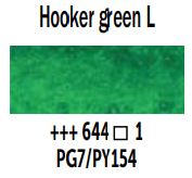 Van Gogh Watercolour Half-Pan Hooker Green Light **ND**