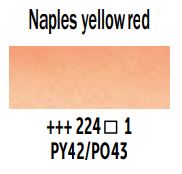 Van Gogh Watercolour Half-Pan Naples Yellow Red **ND**