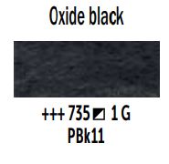 Van Gogh Watercolour Half-Pan Oxide Black **ND**