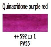 Van Gogh Watercolour Half-Pan Quina. Purple Red **ND**