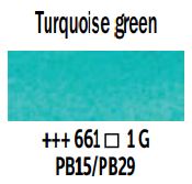 Van Gogh Watercolour Half-Pan Turquoise Green **ND**