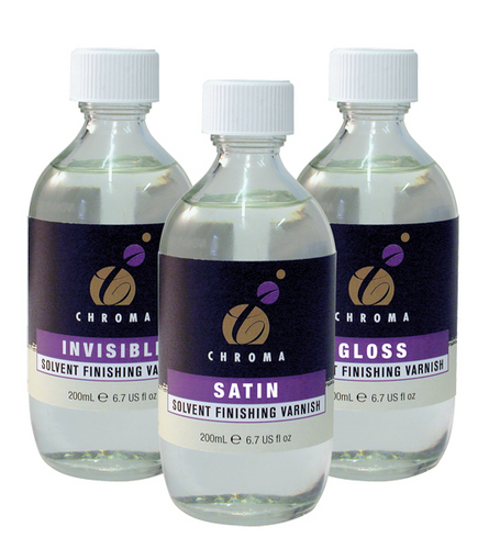 Varnish Satin Solvent Finishing 200ml