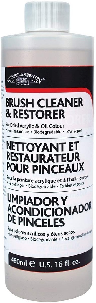 Winsor & Newton Brush Cleaner Restorer 16oz