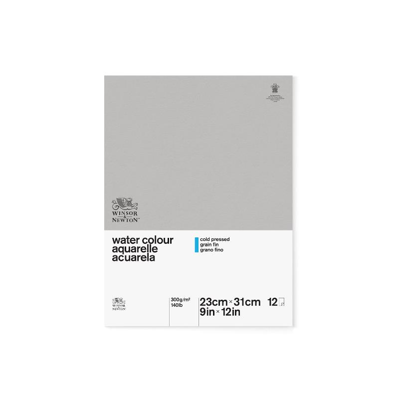 Winsor & Newton Classic Watercolour Paper CP Pad 140lb 9" x 12"_Disc barcode