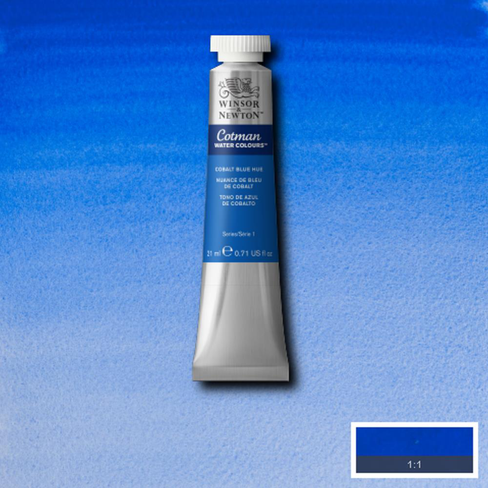 Winsor & Newton Cotman Watercolor 21ml Cobalt Blue Hue S1