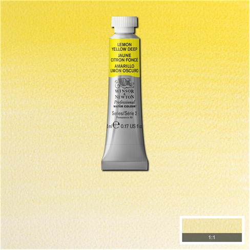 Winsor & Newton Watercolour Professional 5ml Lemon Yellow Deep S2