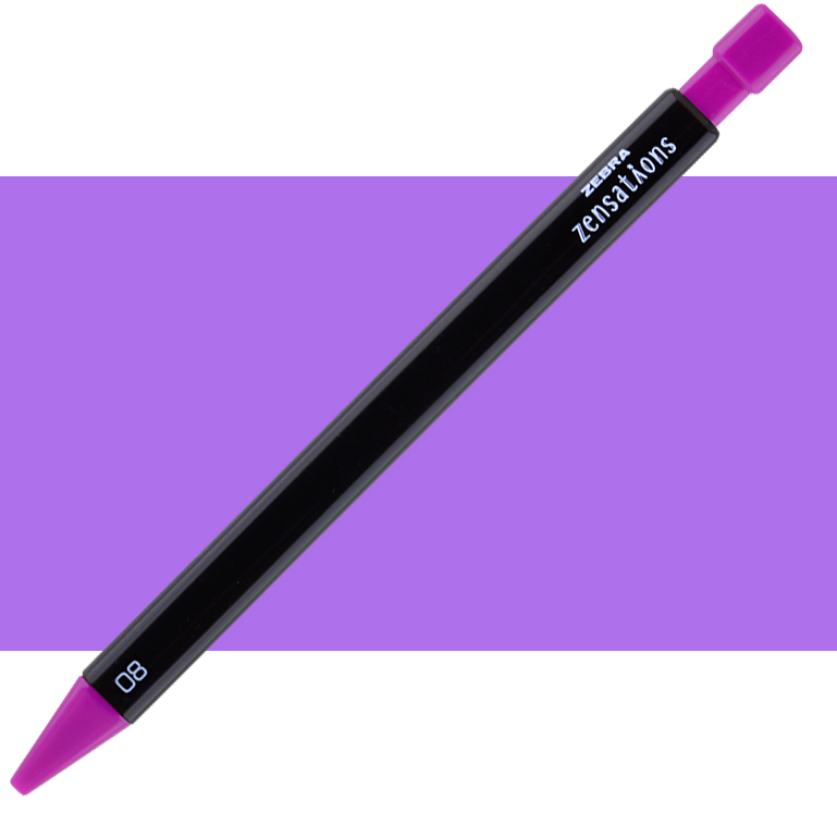 Zebra Mechanical Coloured Pencil Bright Lilac #13