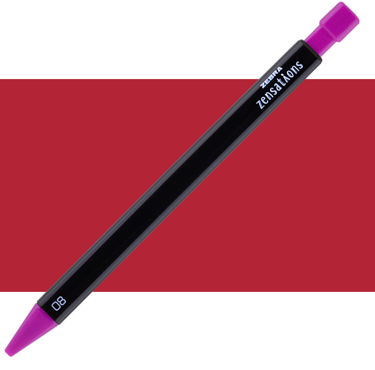 Zebra Mechanical Coloured Pencil Ruby Red #16