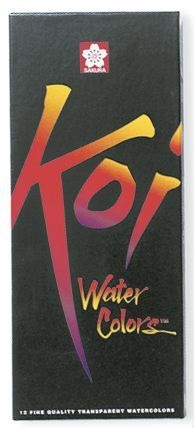 Koi Water Colors Set of 12 Tubes
