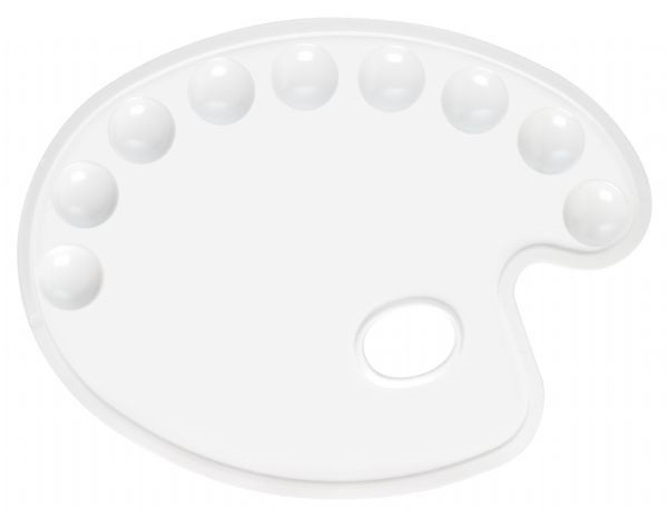 Palette Plastic Oval 9 Well
