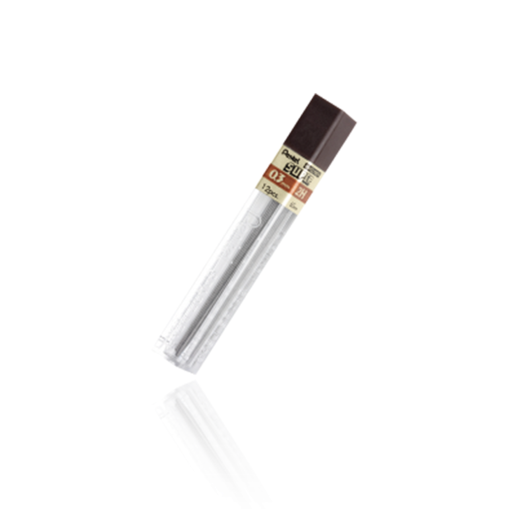 Pentel Lead Super Hi-Polymer .3mm HB 12pk