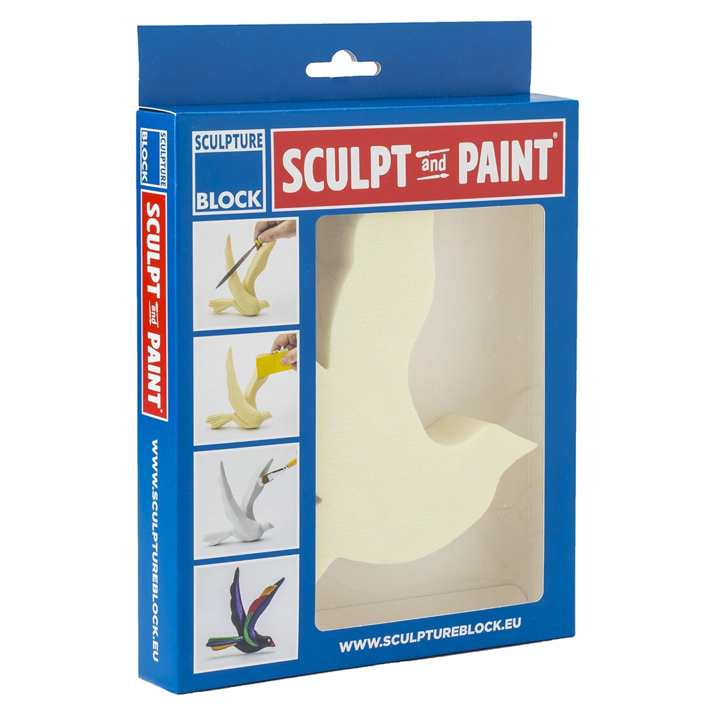 Sculpture Block Sculpt and Paint Bird *ND*