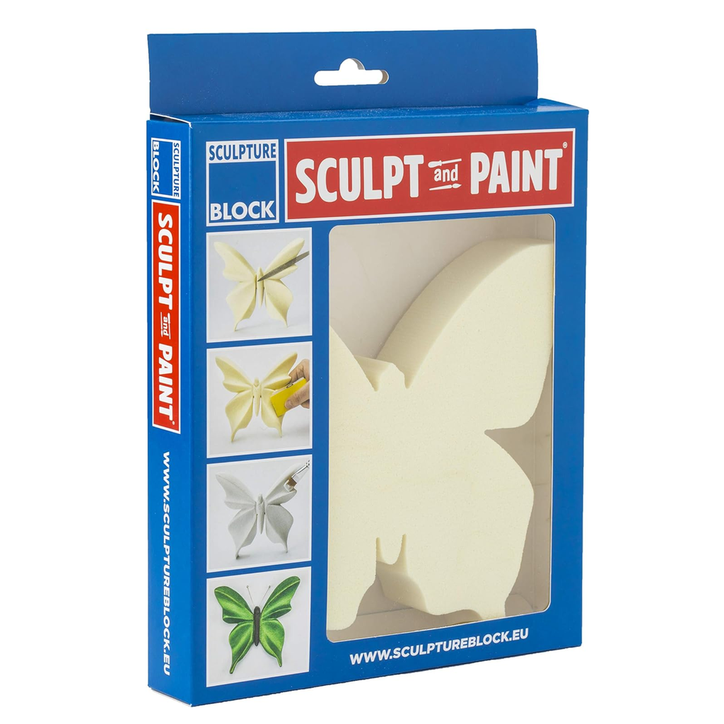 Sculpture Block Sculpt and Paint Butterfly *ND*