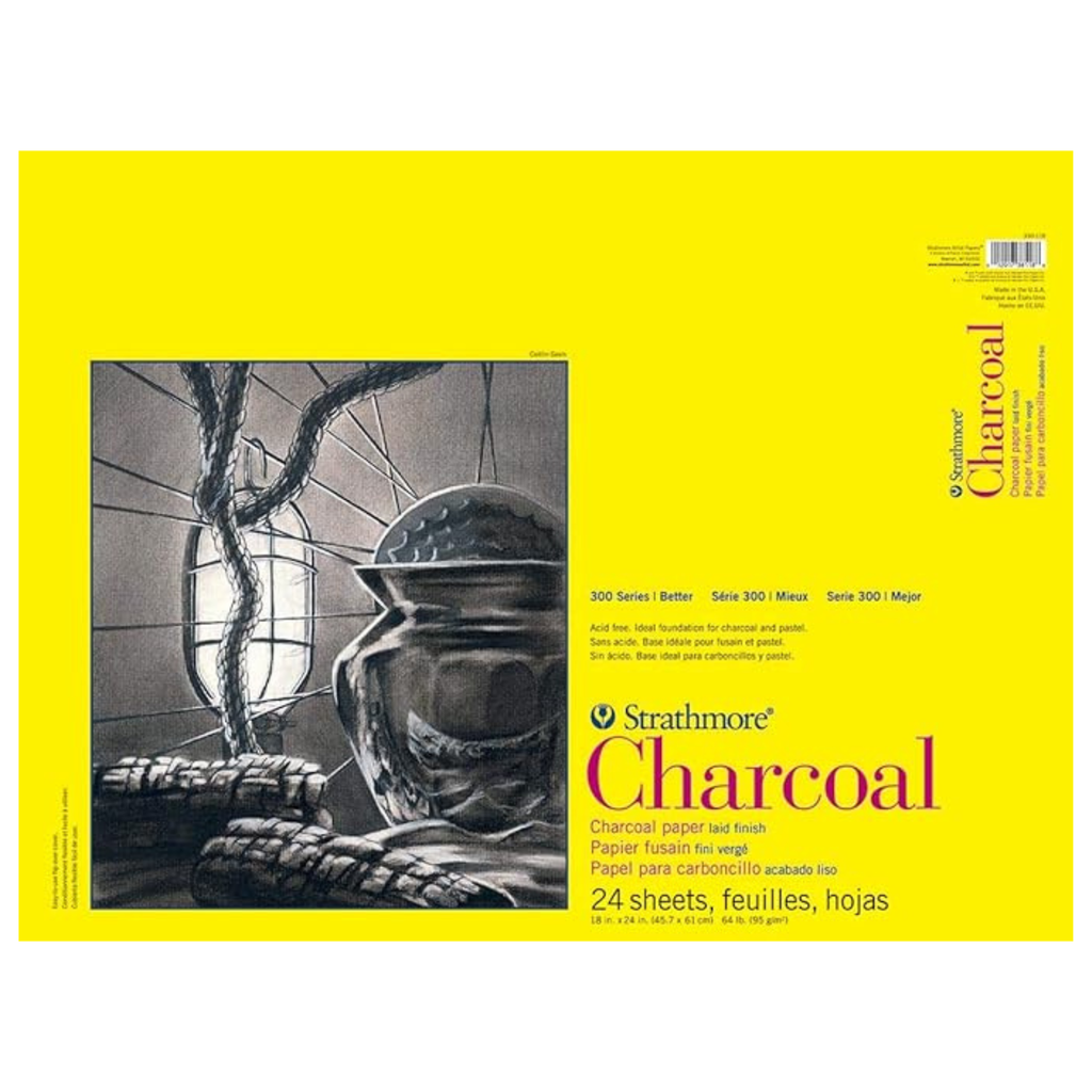 Strathmore Charcoal White 18" x 24".
