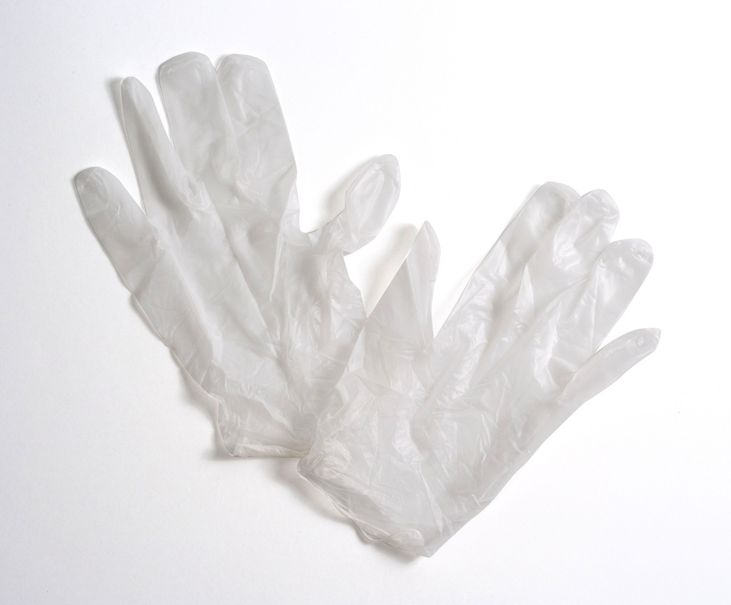Grafix Urban Edge White Vinyl Gloves 10 Pack (5 Pairs)