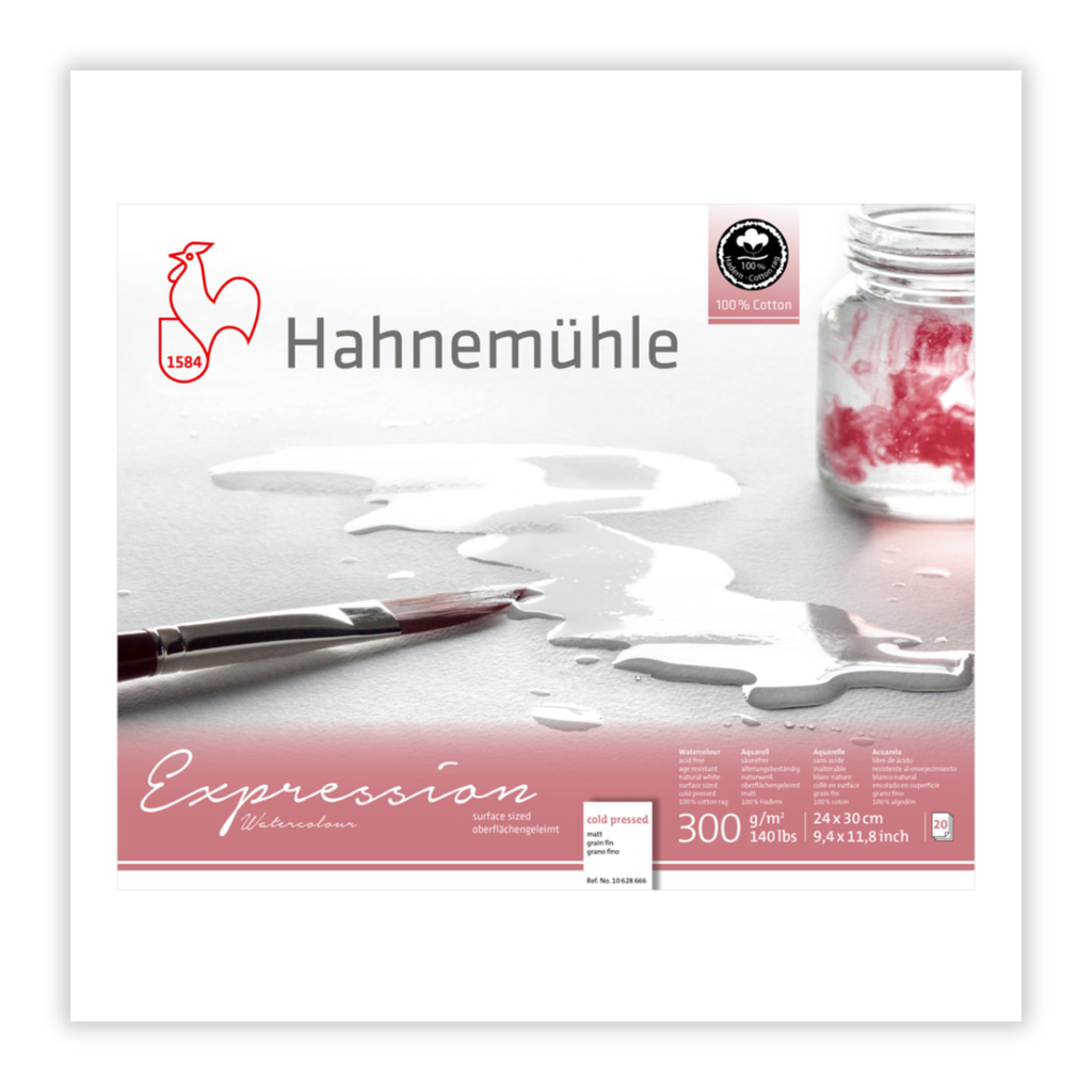 Hahnemühle Expression Watercolour Block 140lbs 9.4x11.8