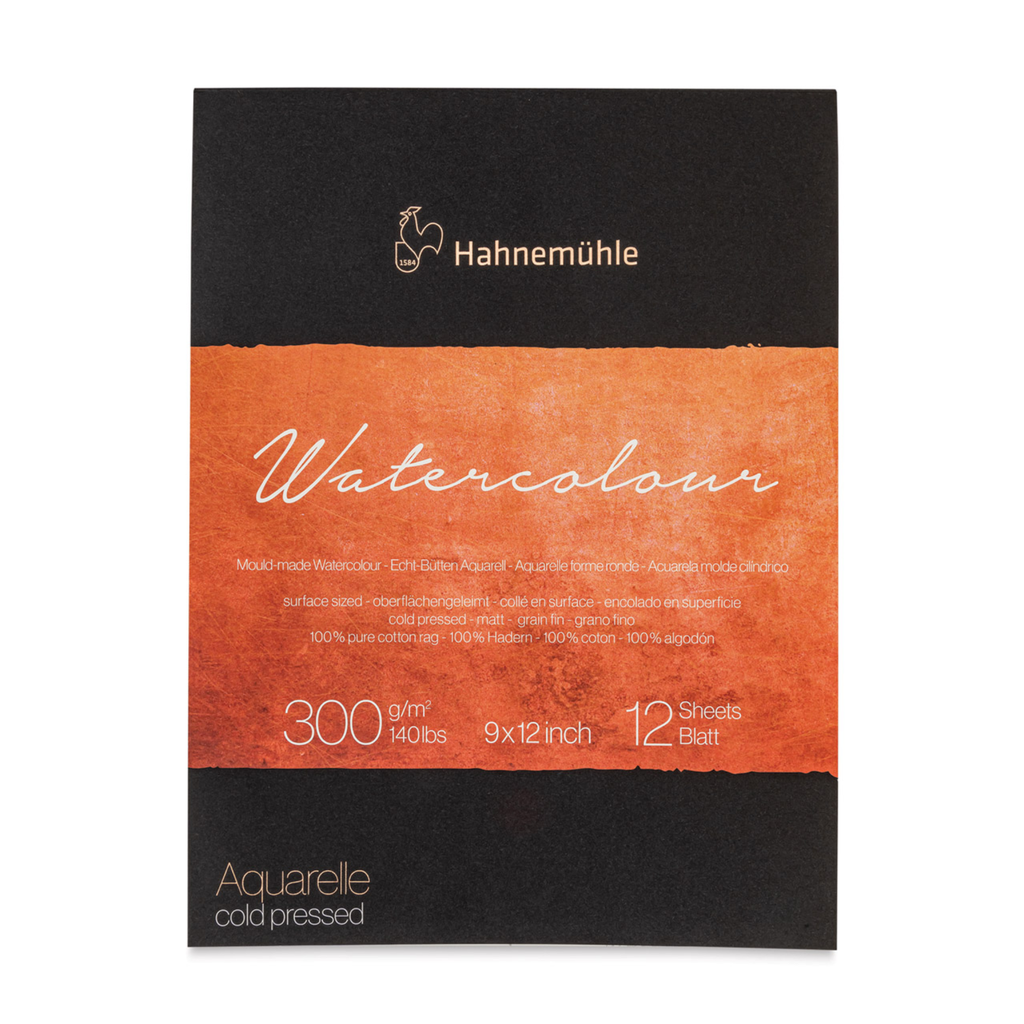 Hahnemühle Watercolour Pad CP 140lbs 9x12