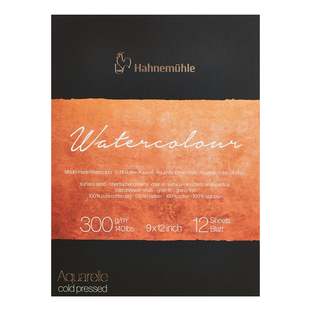 Hahnemühle Watercolour Block CP 140lbs 9x12