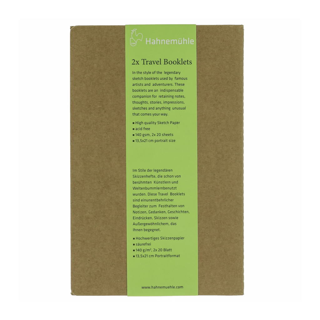 Hahnemühle 2 Travel Booklets 140gsm 20 Sheets