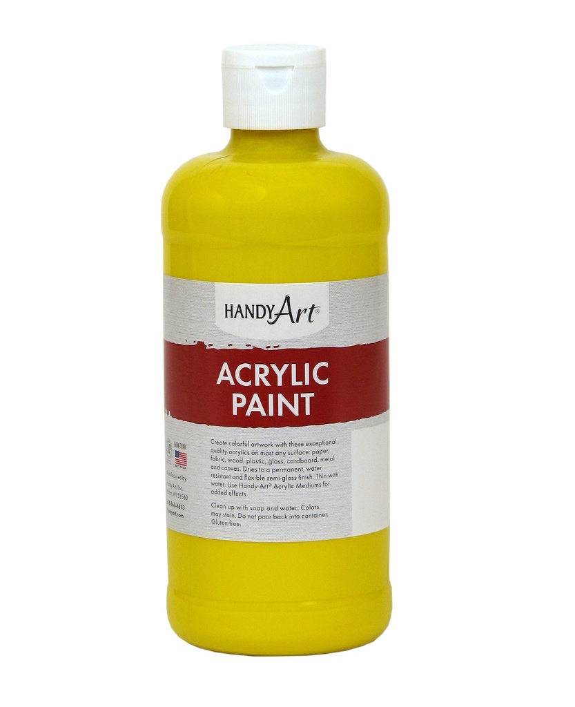 Handy Art Acrylic Paint 16oz Chrome Yellow **ND**