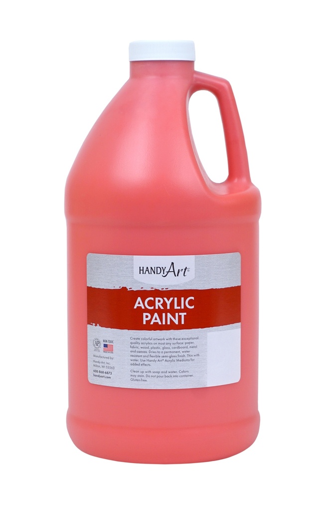 Handy Art Acrylic Paint 1/2 Gallon Phthalo Red **ND**